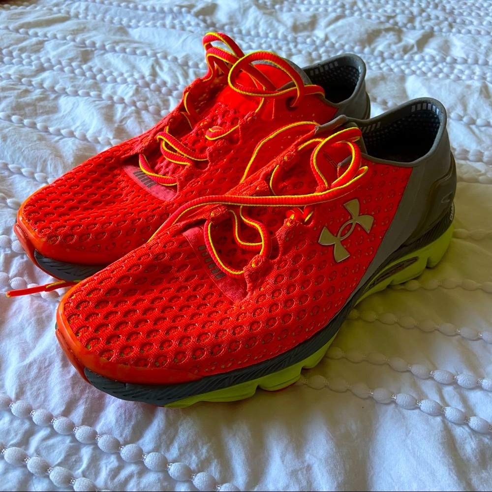 Neon Under Armour Running Shoes